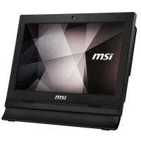 MSI Pro 16T 10M-241XEU Intel® Celeron® 5205U 39,6 cm (15.6") 1366 x 768 pixels Écran tactile PC All-in-One 4 Go DDR4-SDRAM 256 Go SSD Wi-Fi 5 (802.11ac) Noir - 6