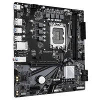 GIGABYTE B760M H V2 Carte Mère - Prend en charge les processeurs Intel Core 14e génération, VRM numérique 5+1+1 phases, jusqu’à 8000MHz DDR5 (O.C.), 1xPCIe 4.0 M.2, LAN 1GbE, USB 3.2 Gen1 - 3