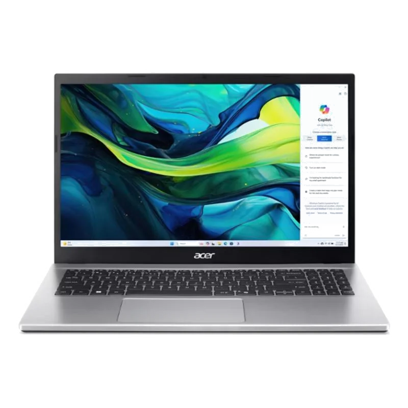 Acer Aspire Go 15 AG15-42P-R40H AMD Ryzen? 7 5825U Ordinateur portable 39,6 cm (15.6") Full HD 16 Go DDR4-SDRAM 512 Go SSD Wi-Fi 6 (802.11ax) Windows 11 Home Français Argent