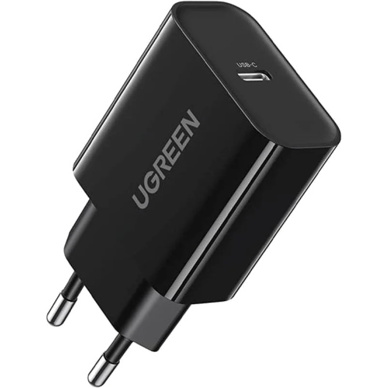Ugreen 10191 chargeur d'appareils mobiles Universel Noir Secteur Charge rapide Intérieure