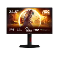 AOC G4 25G4KUR écran plat de PC 62,2 cm (24.5") 1920 x 1080 pixels Full HD LED Noir, Rouge - 1