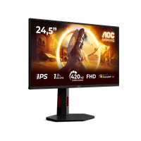 AOC G4 25G4KUR écran plat de PC 62,2 cm (24.5") 1920 x 1080 pixels Full HD LED Noir, Rouge - 2