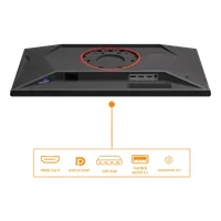 AOC G4 25G4KUR écran plat de PC 62,2 cm (24.5") 1920 x 1080 pixels Full HD LED Noir, Rouge - 4