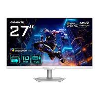 GIGABYTE M27UP ICE Moniteur de jeu 27” 4K UHD - Mode double (4K 160Hz ou FHD 320Hz), 3840 x 2160, 1ms, 350 cd/m², FreeSync Premium, DisplayHDR400, HDMI 2.1, DisplayPort 1.4 - 1