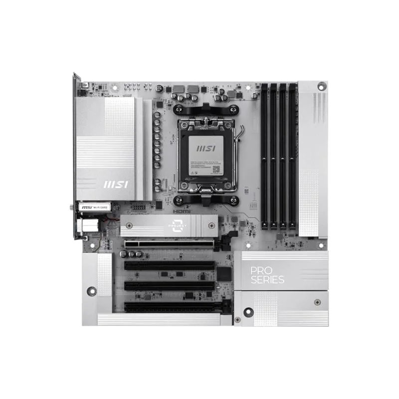 MSI AM5 PRO B850M-A WIFI PZ M-ATX AMD B850 Emplacement AM5 micro ATX