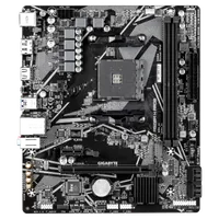 GIGABYTE A520M H ARGB Carte Mère – Compatible avec processeurs AMD Ryzen Série 5000, jusqu’à 5100 MHz DDR4 (OC), M.2 PCIe 3.0 x4, LAN 1 GbE, USB 3.2 Gen 1
