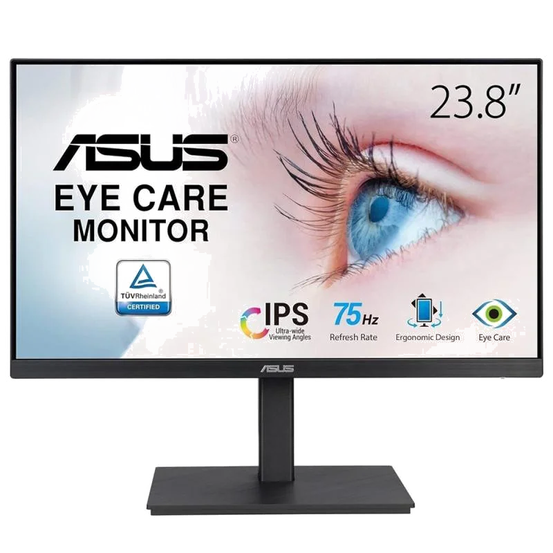 ASUS VA24EQSB écran plat de PC 60,5 cm (23.8") 1920 x 1080 pixels Full HD LED Noir