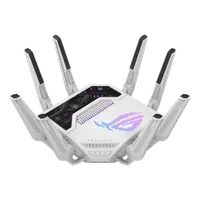 ASUS ROG Rapture GT-BE19000AI routeur sans fil 10 Gigabit Ethernet Tri-bande (2,4 GHz / 5 GHz / 6 GHz) Blanc