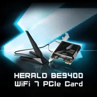MSI HERALD BE9400 WiFi 7 PCIe Card - 4