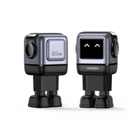 Ugreen Nexode RG 65W 3-Port GaN Ordinateur portable, Téléphone portable, Ordinateur portable, Chargeur électrique, téléphone Gris Secteur Charge rapide Intérieure - 3