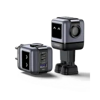 Ugreen Nexode RG 65W 3-Port GaN Ordinateur portable, Téléphone portable, Ordinateur portable, Chargeur électrique, téléphone Gris Secteur Charge rapide Intérieure - 5