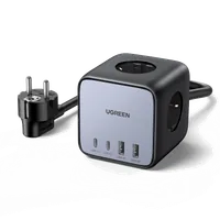 Ugreen DigiNest Pro 1 sortie(s) CA Type C 1,8 m 4 3680 W Noir - 2