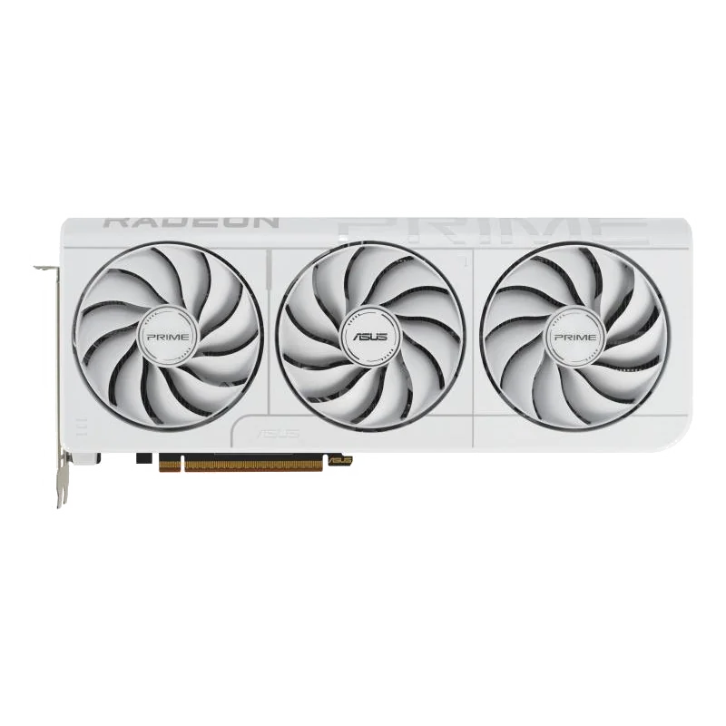 ASUS Prime -RX9070XT-O16G-WHITE AMD Radeon RX 9070 XT 16 Go GDDR6