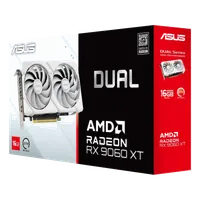 ASUS Dual -RX9060XT-16G-WHITE AMD Radeon RX 9060 XT 16 Go GDDR6 - 16