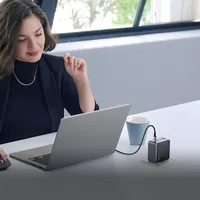 Ugreen Nexode S 100W 4-Port GaN Fast Charger EU gray Ordinateur portable, Téléphone portable, Ordinateur portable, Chargeur électrique, Tablette Gris Secteur Intérieure - 1