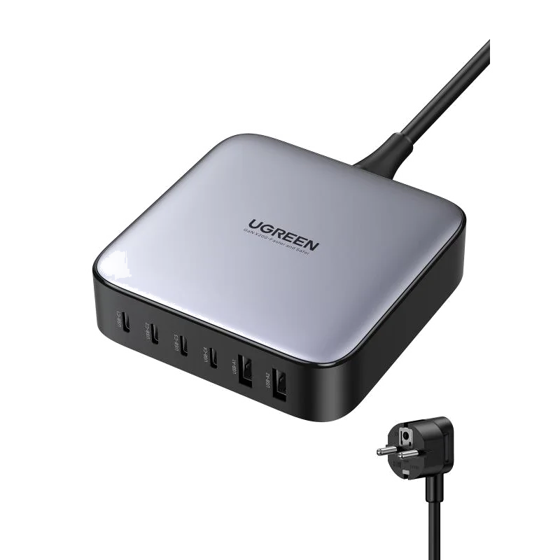 Ugreen Nexode Universel Noir, Gris Secteur Charge rapide Intérieure