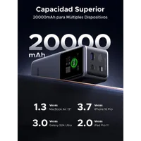 Ugreen 20000mAh 130W Fast Charging Powerbank Lithium Gris - 14