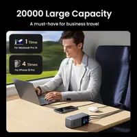 Ugreen 20000mAh 130W Fast Charging Powerbank Lithium Gris - 9