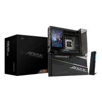 GIGABYTE X870E AORUS XTREME X3D AI TOP Carte Mère - Prend en charge les processeurs AMD Ryzen série 9000, VRM 24+2+2 phases, jusqu’à 9000MHz DDR5 (O.C.), 2xPCIe 5.0 M.2 + 3xPCIe 4.0 M.2, Wi-Fi 7, LAN 10GbE, USB 4 - 1