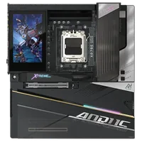 GIGABYTE X870E AORUS XTREME X3D AI TOP Carte Mère - Prend en charge les processeurs AMD Ryzen série 9000, VRM 24+2+2 phases, jusqu’à 9000MHz DDR5 (O.C.), 2xPCIe 5.0 M.2 + 3xPCIe 4.0 M.2, Wi-Fi 7, LAN 10GbE, USB 4 - 2