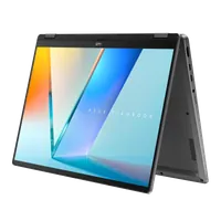 ASUS Vivobook 14 Flip TP3407SA-FLIP-ISCSG235X Copilot+ PC Intel Core Ultra 7 256V Hybride (2-en-1) 35,6 cm (14") Écran tactile WUXGA 16 Go LPDDR5x-SDRAM 512 Go SSD Wi-Fi 7 (802.11be) Windows 11 Pro Gris