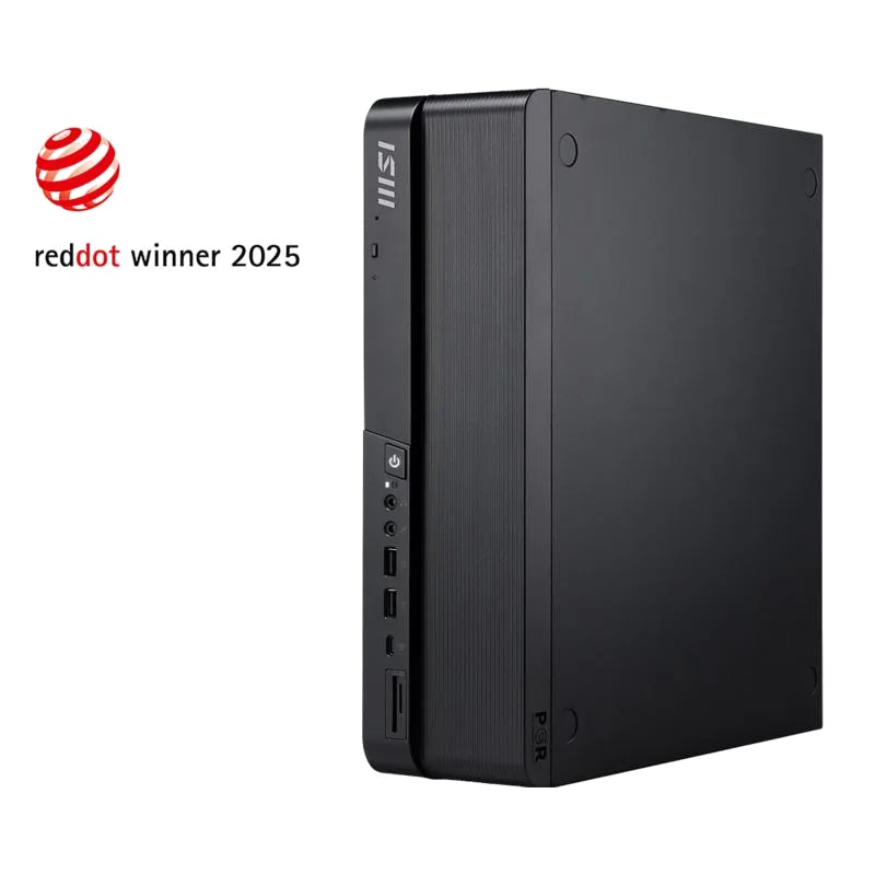 MSI Pro DP80 AI A2TAG-075EU Intel Core Ultra 7 265 16 Go DDR5-SDRAM 1 To SSD Windows 11 Pro Bureau PC Noir