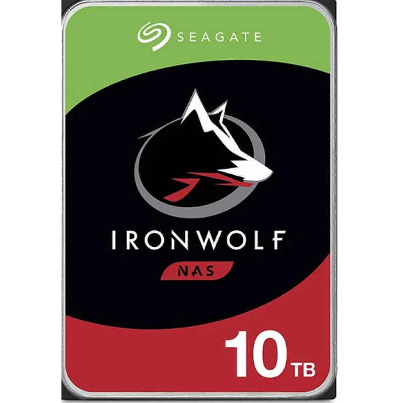 Seagate IronWolf ST10000VN000 disque dur 10 To 7200 tr/min 256 Mo 3.5" Série ATA III