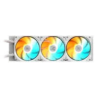 GIGABYTE GAMING 360 ICE Refroidisseur Liquide pour CPU - 3x120 mm Ventilateurs ARGB, Mécanisme d'emboîtement coulissant, DAISY-CHAIN, Compatible Intel LGA 1851 et AMD AM5 - 3