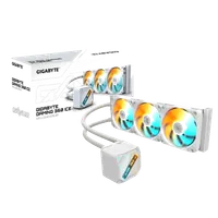 GIGABYTE GAMING 360 ICE Refroidisseur Liquide pour CPU - 3x120 mm Ventilateurs ARGB, Mécanisme d'emboîtement coulissant, DAISY-CHAIN, Compatible Intel LGA 1851 et AMD AM5 - 5