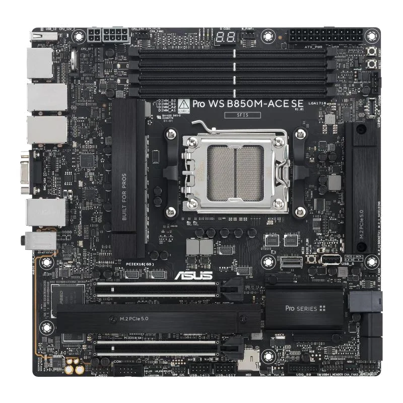 ASUS PRO WS B850M-ACE SE AMD B850 Emplacement AM5 micro ATX