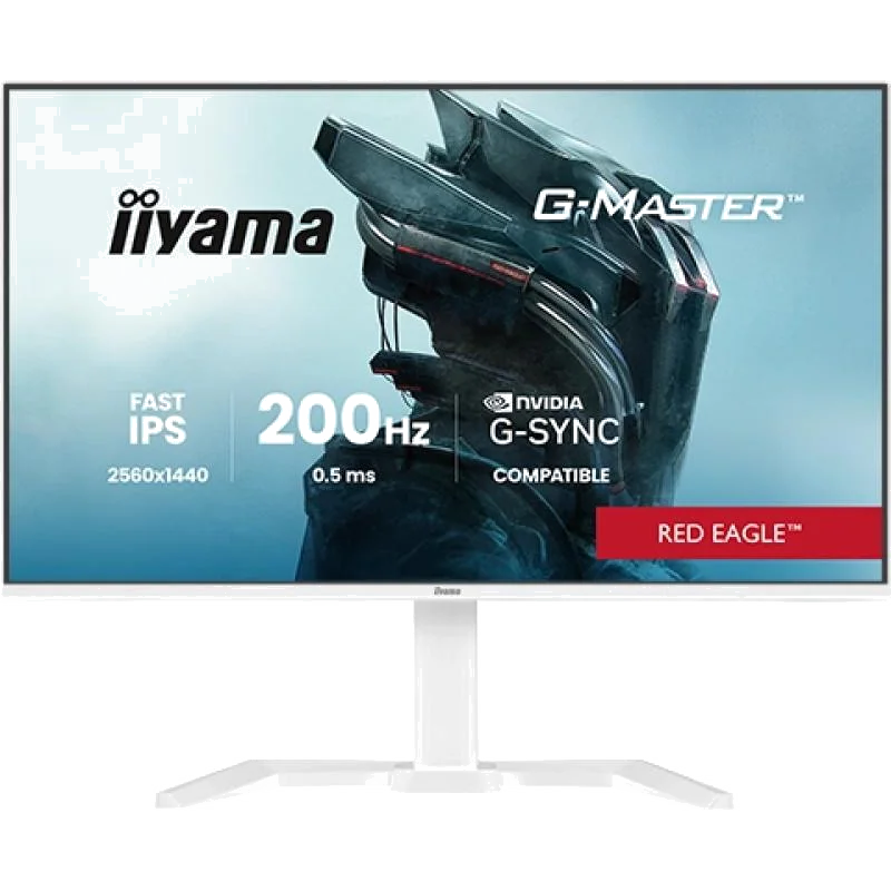 iiyama G-MASTER GB2771QSU-W1 écran plat de PC 68,6 cm (27") 2560 x 1440 pixels Wide Quad HD Blanc