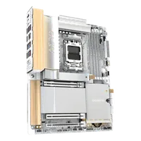 GIGABYTE X870E AERO X3D WOOD Carte Mère - Prend en charge les processeurs AMD Ryzen 9000, VRM numérique 16+2+2 phases, jusqu’à 9000Hz DDR5 (O.C.), 2xPCIe 5.0 + 2xPCIe 4.0, Wi-Fi 7, LAN 5GbE, USB 4 - 3