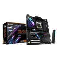 GIGABYTE X870E AORUS XTREME AI TOP Carte mère - Compatible avec les processeurs AMD Ryzen série 9000, VRM 18+2+2 phases, jusqu'à 8800 MHz DDR5 (OC), 1xPCIe 5.0 M.2 + 3xPCIe 4.0 M.2, WI-FI 7, LAN 10 GbE, USB 4