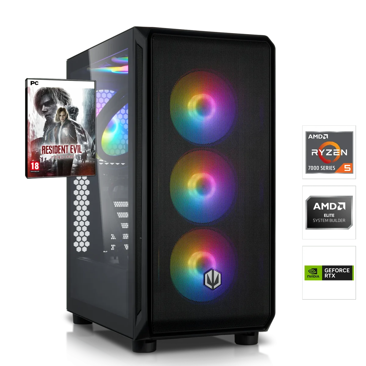 PC Gamer Gaming Line - Ozorgad 3 (FreeDOS) - RTX 3050