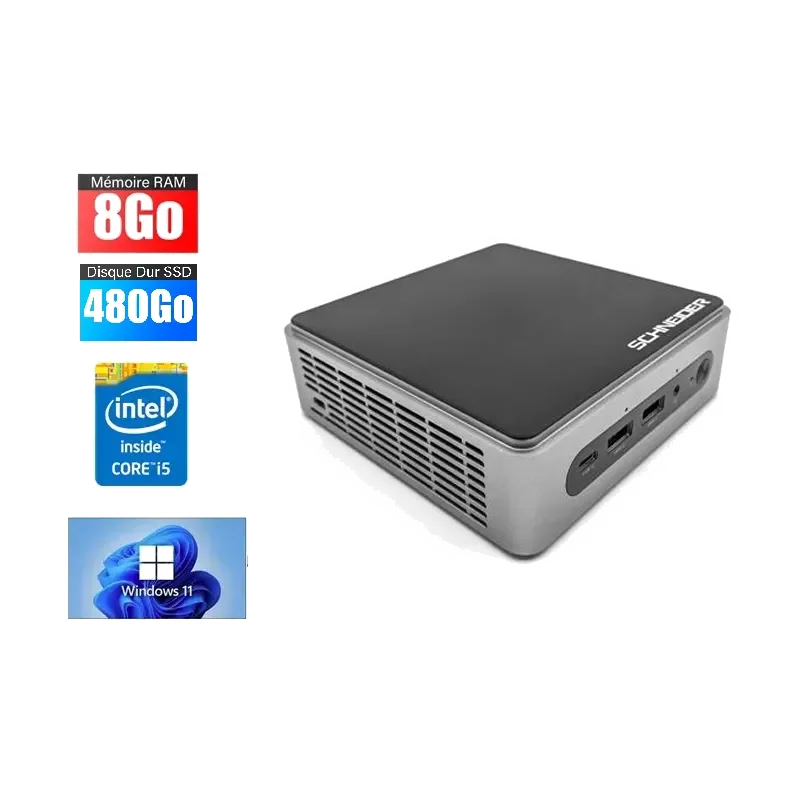 Mini PC Schneider ProSeries NUC Deck - Intel Core i5-1235U - Windows 11 Pro