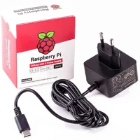 Alimentation Officielle USB-C 5V 3A pour Raspberry Pi 4 - Noir
