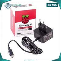 Alimentation Officielle USB-C 5V 3A pour Raspberry Pi 4 - Noir - 3