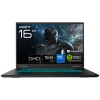 GIGABYTE GAMING A16 PRO DYH Ordinateur Gaming – 16“, 165Hz QHD, Intel Core 7 240H, NVIDIA RTX 5080, 32Go LPDDR5X 5600MHz, SSD Gen4 1To, Win11 Home, Garantie 2 ans, Dolby Atmos, GAMING A16 PRO DYHG5FRCC4SH