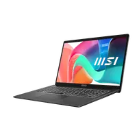 MSI Modern 15 F1MG-877XFR Intel Core 7 150U Ordinateur portable 39,6 cm (15.6") Full HD 16 Go DDR4-SDRAM 512 Go SSD Wi-Fi 6E (802.11ax) DOS gratuit Français Gris