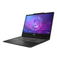 MSI VenturePro 15 A2RWFG-012FR Intel Core 7 240H Ordinateur portable 39,6 cm (15.6") Full HD 16 Go DDR5-SDRAM 1 To SSD NVIDIA GeForce RTX 5060 Wi-Fi 6E (802.11ax) Windows 11 Home Gris