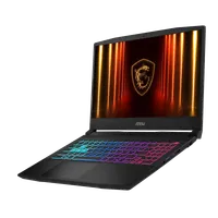 MSI Katana 15 HX B14WGK-006FR Intel® Core™ i7 i7-14650HX Ordinateur portable 39,6 cm (15.6") Full HD 16 Go DDR5-SDRAM 512 Go SSD NVIDIA GeForce RTX 5070 Wi-Fi 6E (802.11ax) Windows 11 Home Français Noir - 9