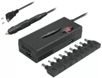 Chargeur Universel PC Portable 110W 2-en-1 : Secteur & Allume-Cigare - 1