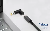 Adaptateur USB-C vers 5.5x2.5 mm pour Ordinateur Portable - Akyga AK-ND-C01 - 1
