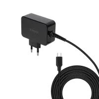 TooQ TQLC-USBCGAN65PD chargeur d'appareils mobiles Ordinateur portable Noir Secteur Intérieure