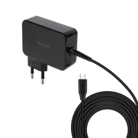 TooQ TQLC-USBCGAN90PD chargeur d'appareils mobiles Ordinateur portable Noir Secteur Intérieure