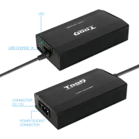 TooQ TQLC-100BS01M adaptateur de puissance & onduleur Auto/Indoor 100 W Noir - 3