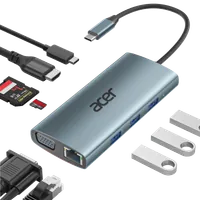 Station d'accueil USB-C 5-en-1 Advance Xpand Smart - Gris Aluminium - 2