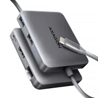 Axagon HMC-5HL - Hub USB-C 5Gbps avec HDMI 4K/60Hz, RJ45 Gigabit et Power Delivery 100W - 1