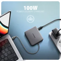 Axagon HMC-5HL - Hub USB-C 5Gbps avec HDMI 4K/60Hz, RJ45 Gigabit et Power Delivery 100W - 4