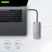 Axagon HMC-6M2 - Station d'accueil USB-C Aluminium - 3